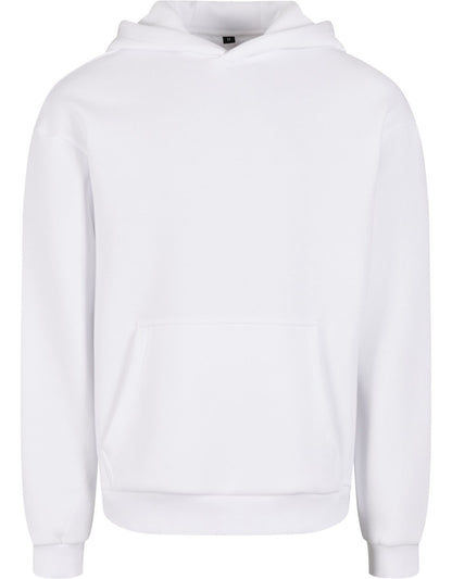 Sweat capuche au toucher doux 330 g/m² — BUILD YOUR BRAND FLUFFY HOODY — coloris White #Couleur_White