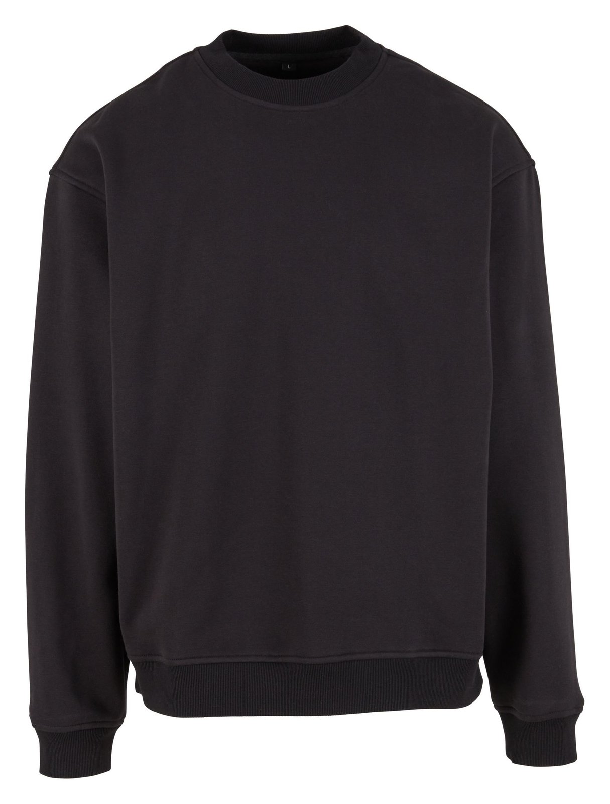 Sweat col rond ample 300 g/m²  — coloris Black #Couleur_Black