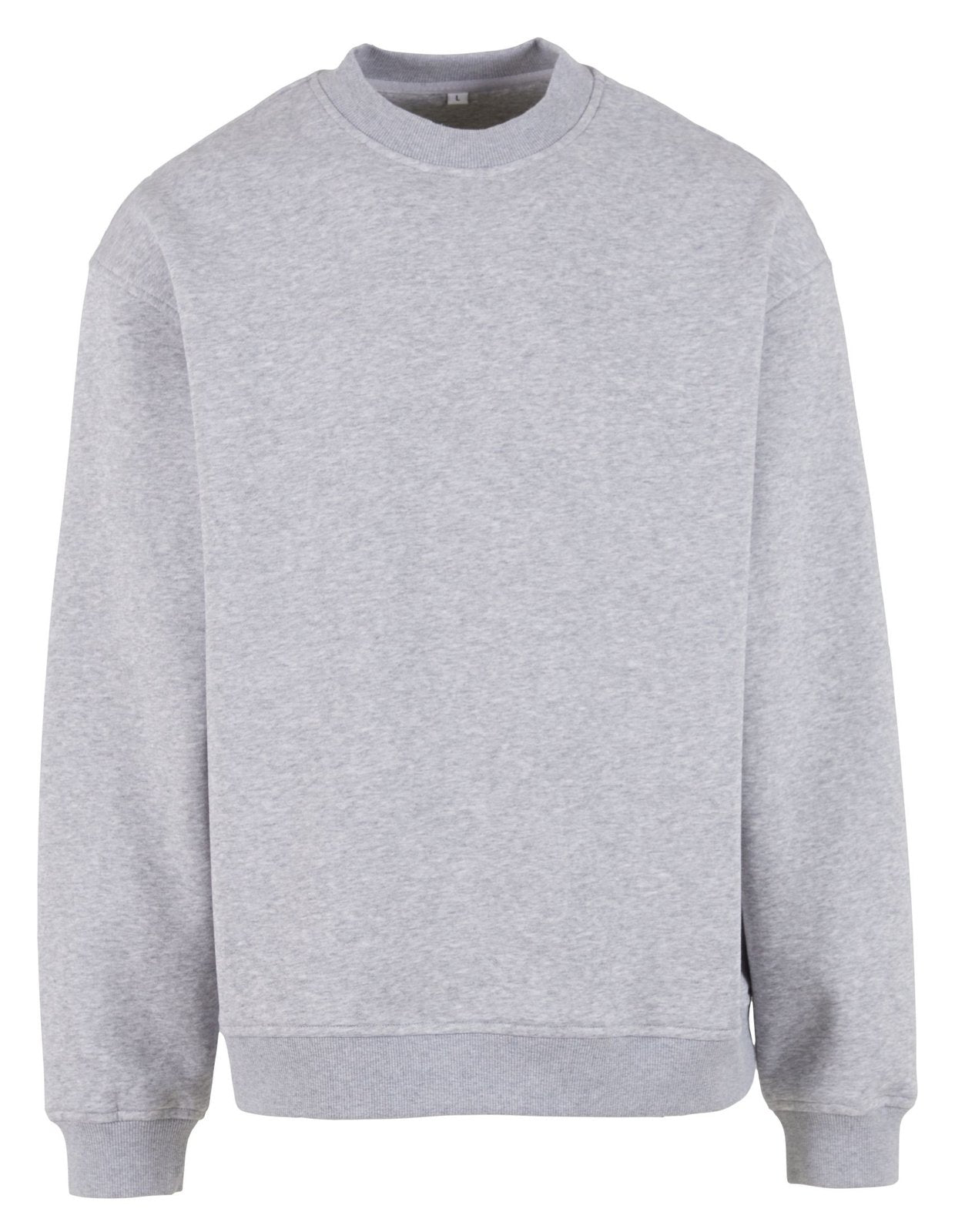 Sweat col rond ample 300 g/m²  — coloris Heather Grey #Couleur_Heather-Grey