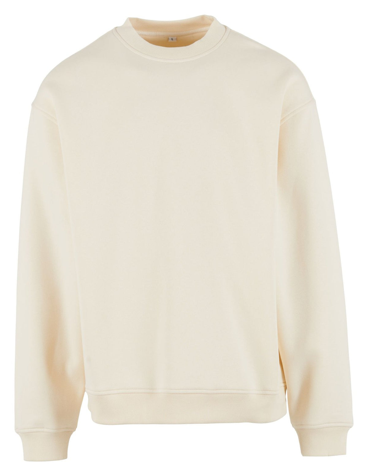 Sweat col rond ample 300 g/m²  — coloris White Sand #Couleur_White-Sand