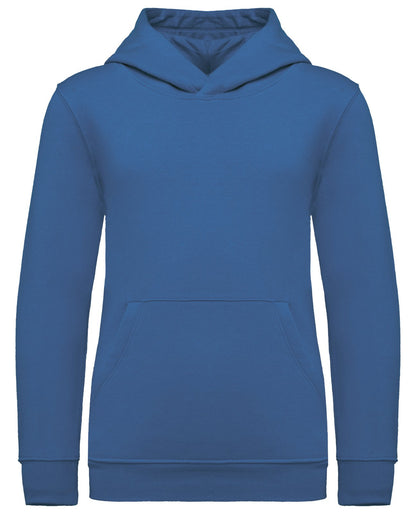 Sweat-shirt à capuche enfant — coloris Light Royal Blue #Couleur_Light-Royal-Blue