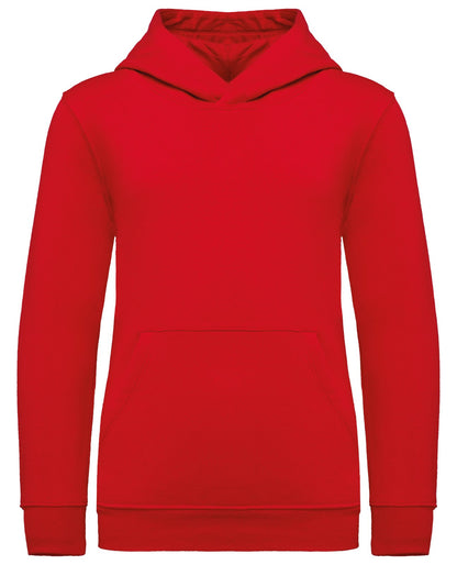 Sweat-shirt à capuche enfant — coloris Red #Couleur_Red