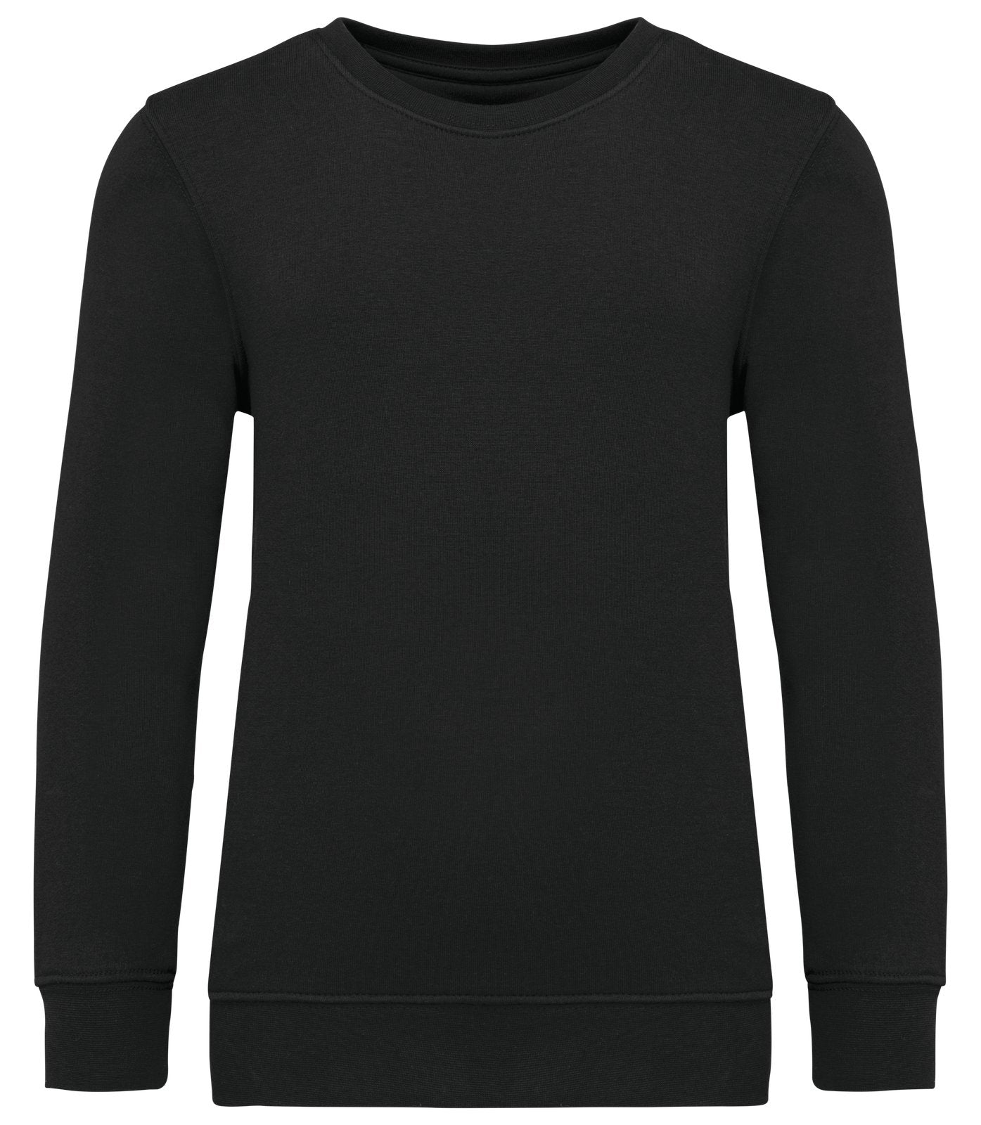 Sweat-shirt col rond enfant — coloris Black #Couleur_Black