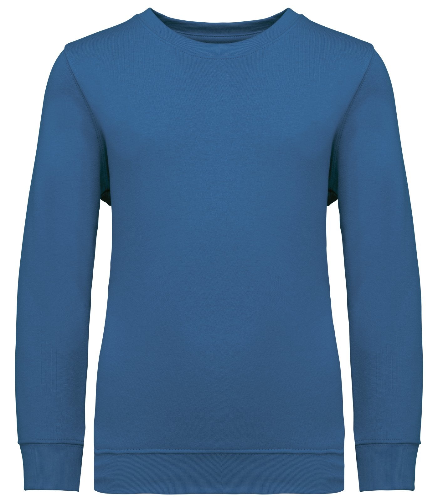 Sweat-shirt col rond enfant — coloris Light Royal Blue #Couleur_Light-Royal-Blue