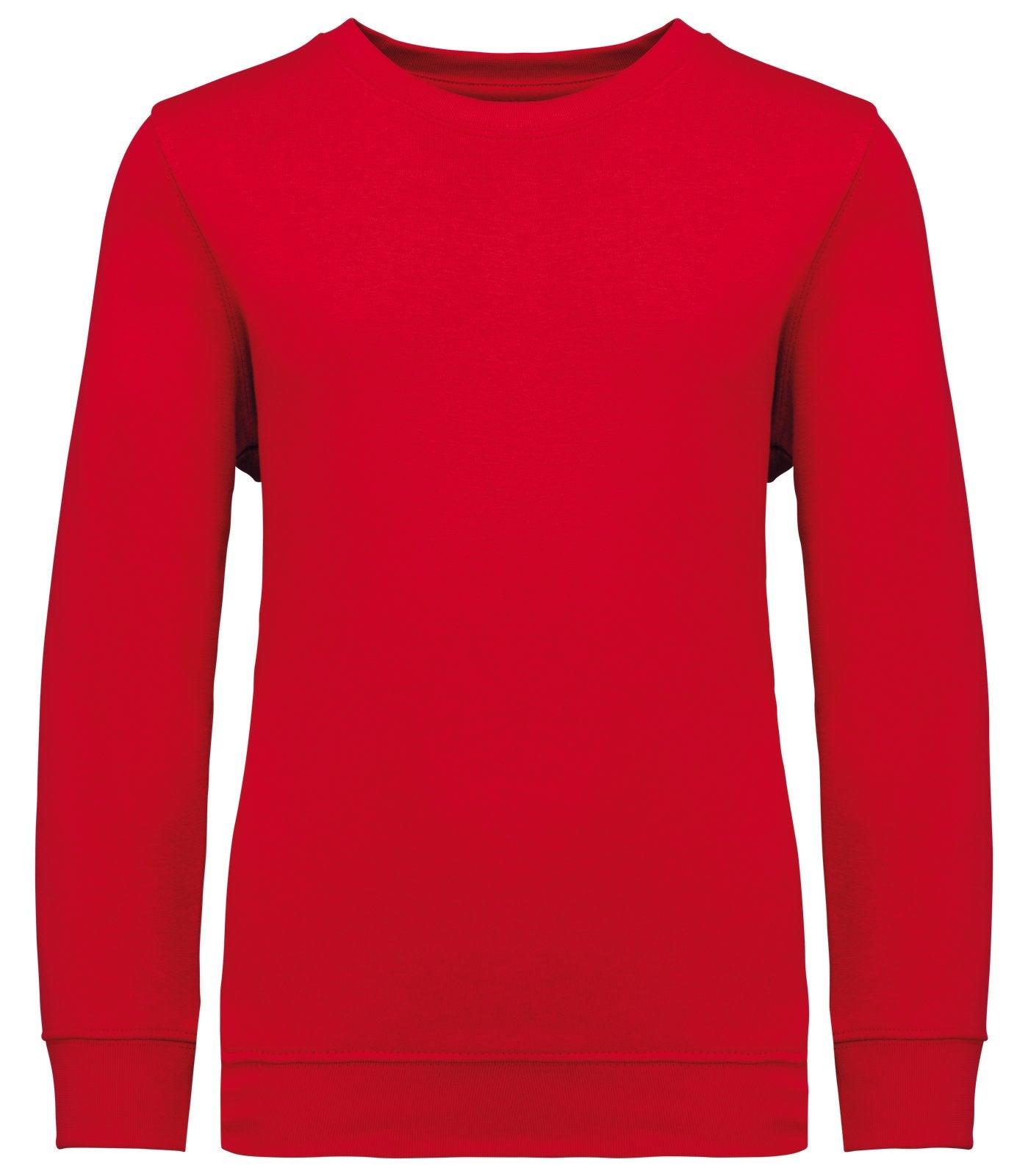 Sweat-shirt col rond enfant — coloris Red #Couleur_Red
