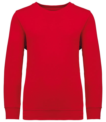 Sweat-shirt col rond enfant — coloris Red #Couleur_Red