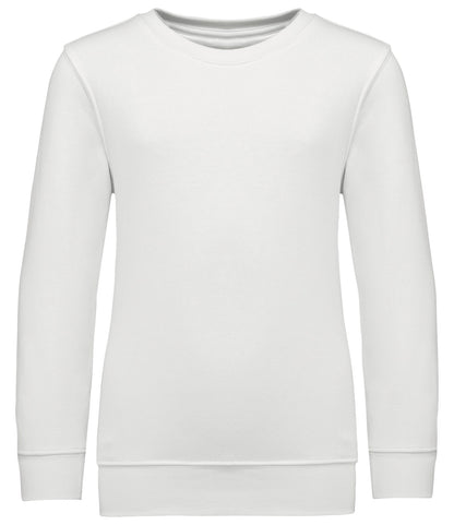 Sweat-shirt col rond enfant — coloris White #Couleur_White