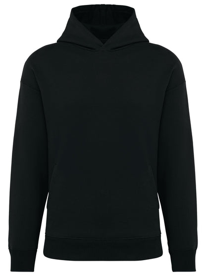 Sweat-shirt écoresponsable à capuche oversize unisexe — coloris Black #Couleur_Black