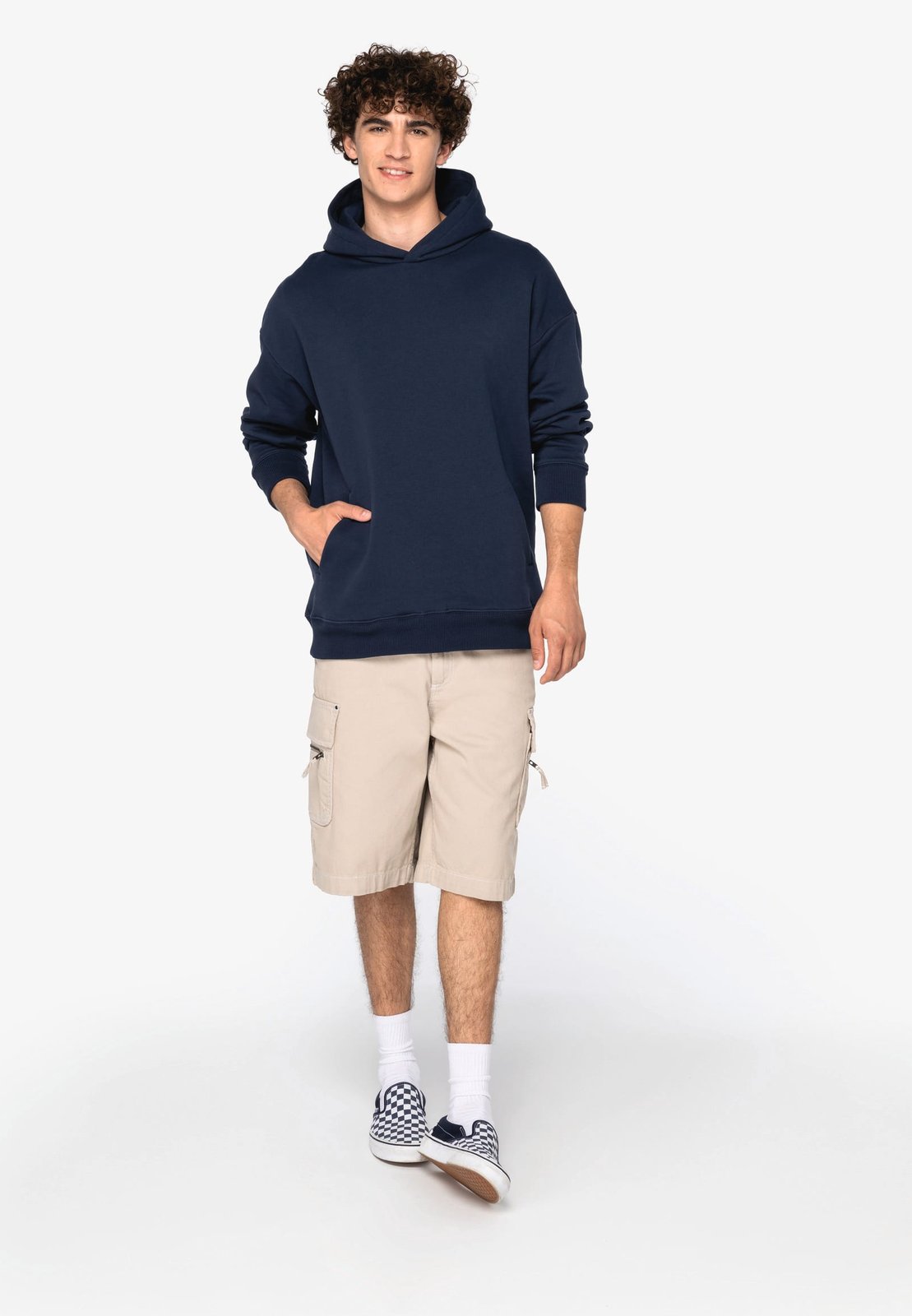 Sweat-shirt écoresponsable à capuche oversize unisexe