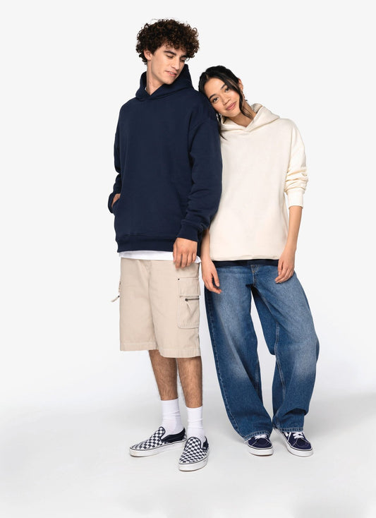 Sweat-shirt écoresponsable à capuche oversize unisexe