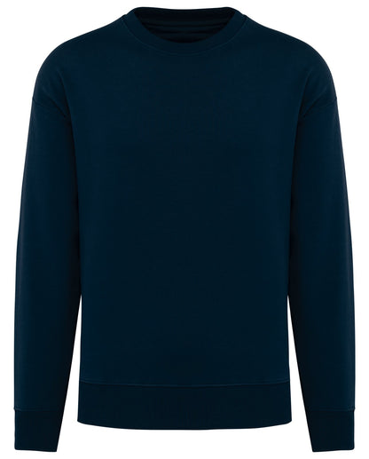 Sweat-shirt écoresponsable à col rond oversize unisexe — coloris Navy Blue #Couleur_Navy-Blue