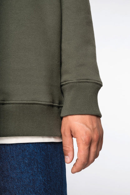 Sweat-shirt écoresponsable à col rond oversize unisexe