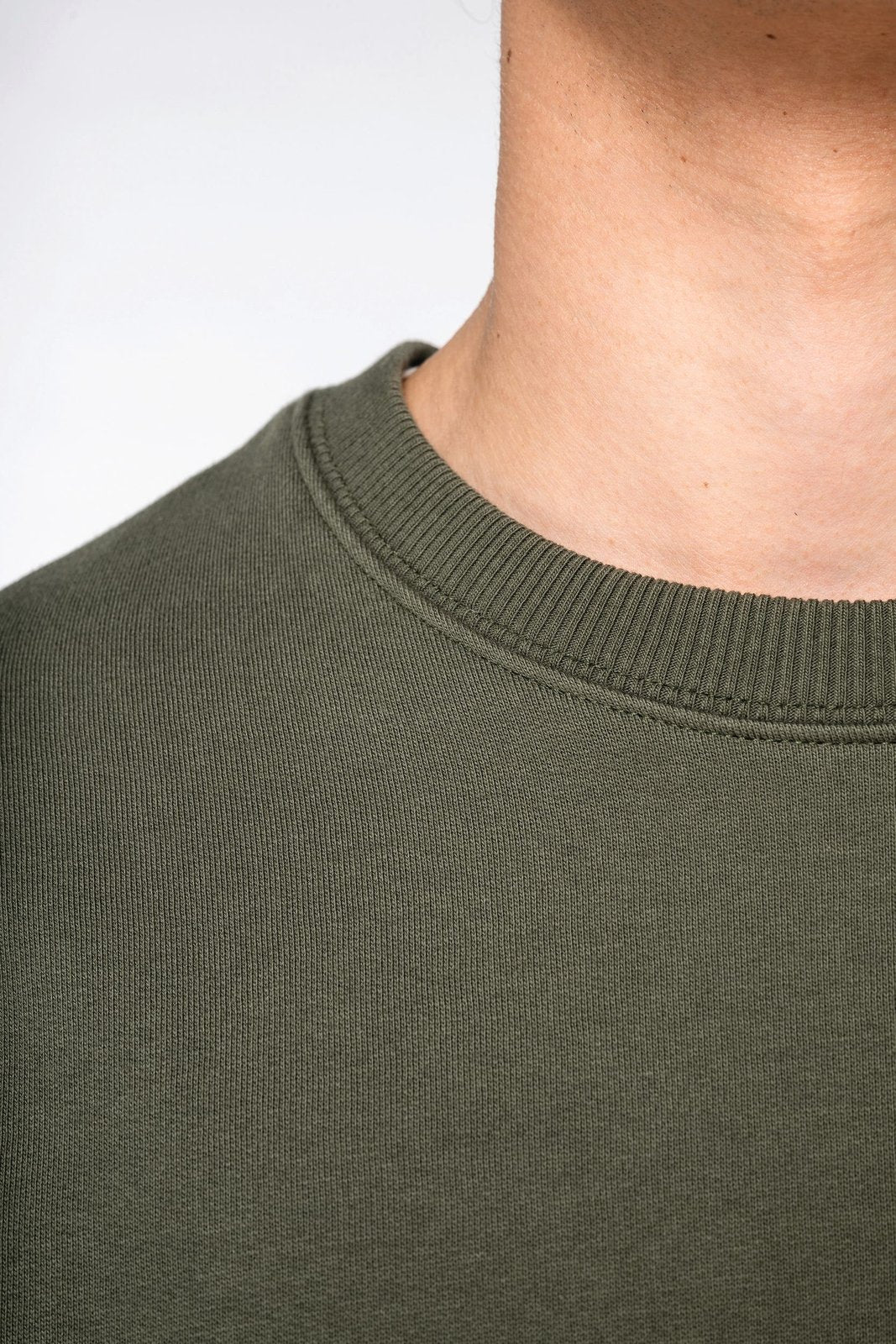 Sweat-shirt écoresponsable à col rond oversize unisexe