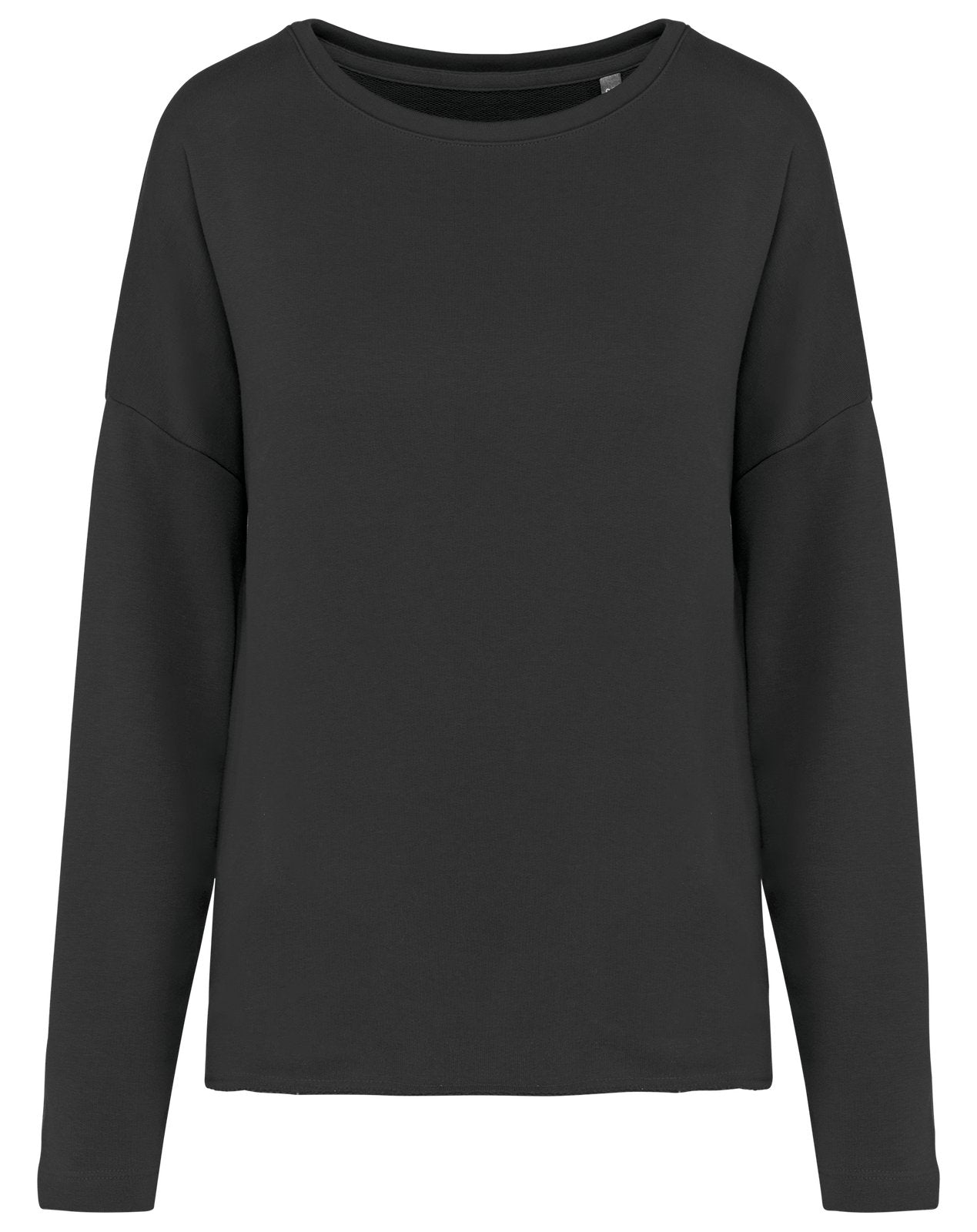 Sweat-shirt femme loose  — coloris Black #Couleur_Black