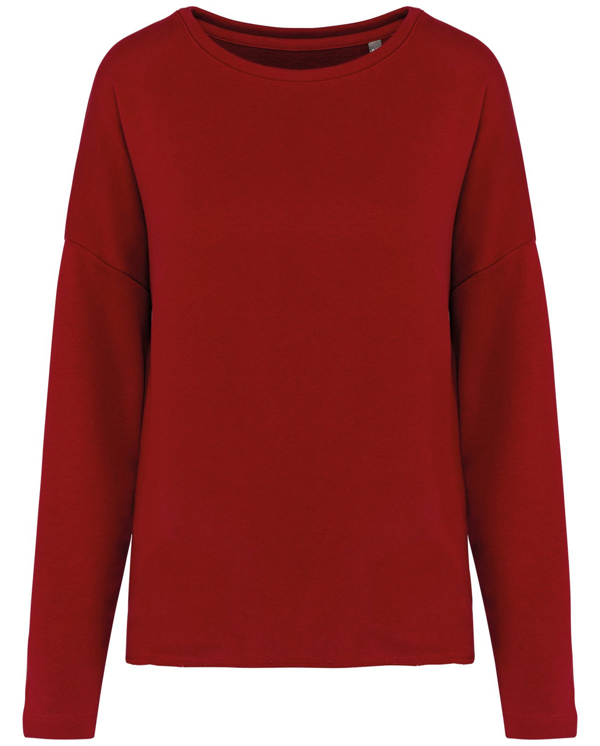 Sweat-shirt femme loose  — coloris Hibiscus Red #Couleur_Hibiscus-Red