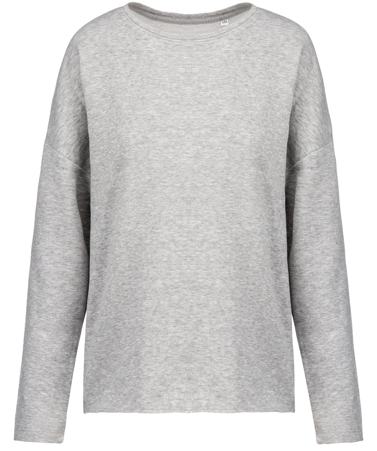Sweat-shirt femme loose  — coloris Light Grey Heather #Couleur_Light-Grey-Heather