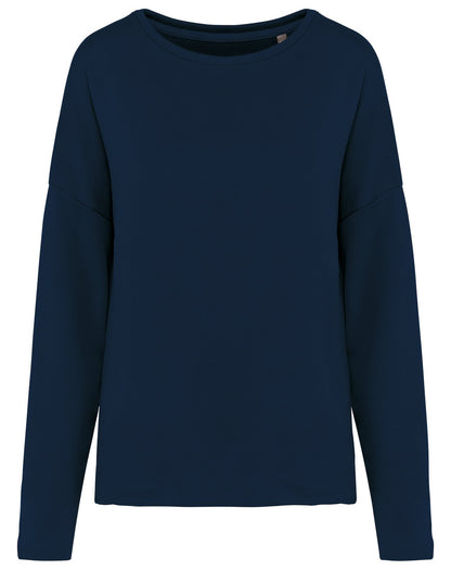 Sweat-shirt femme loose  — coloris Navy #Couleur_Navy