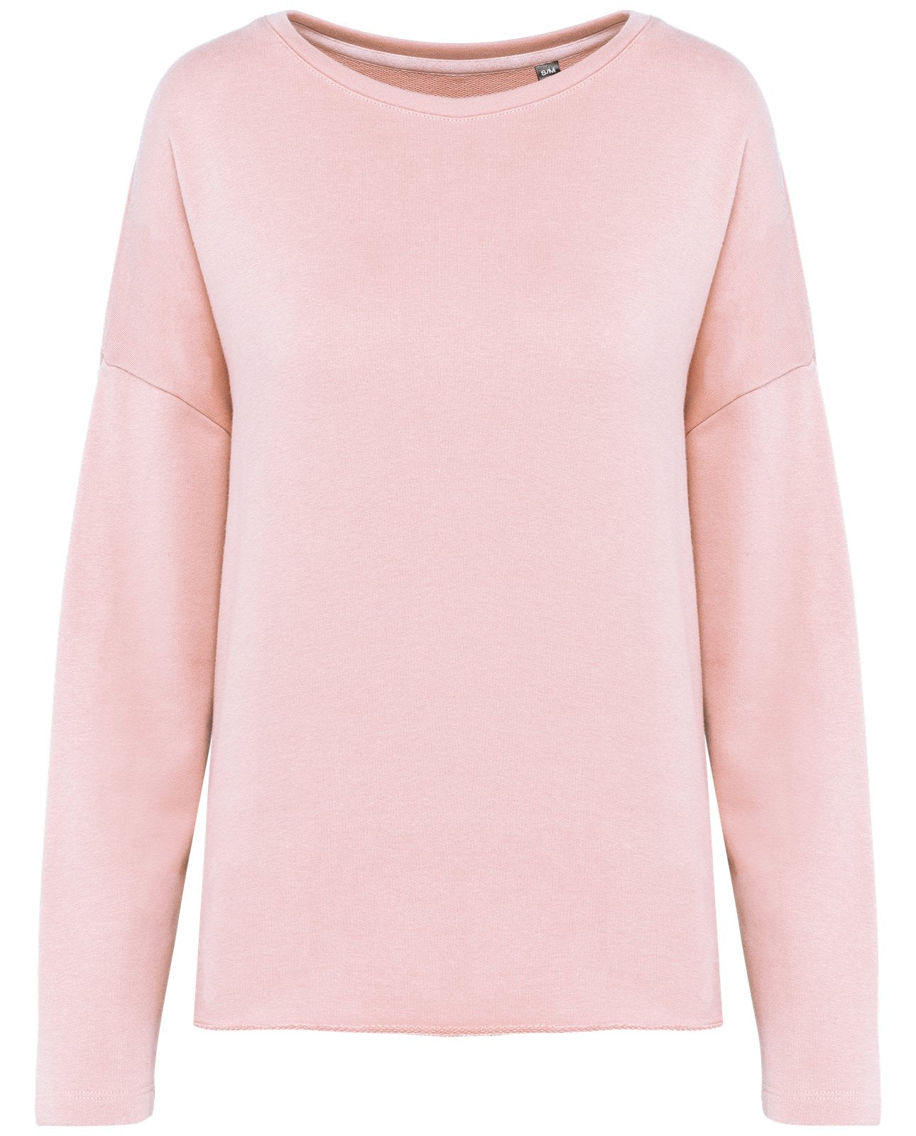 Sweat-shirt femme loose  — coloris Pale Pink #Couleur_Pale-Pink