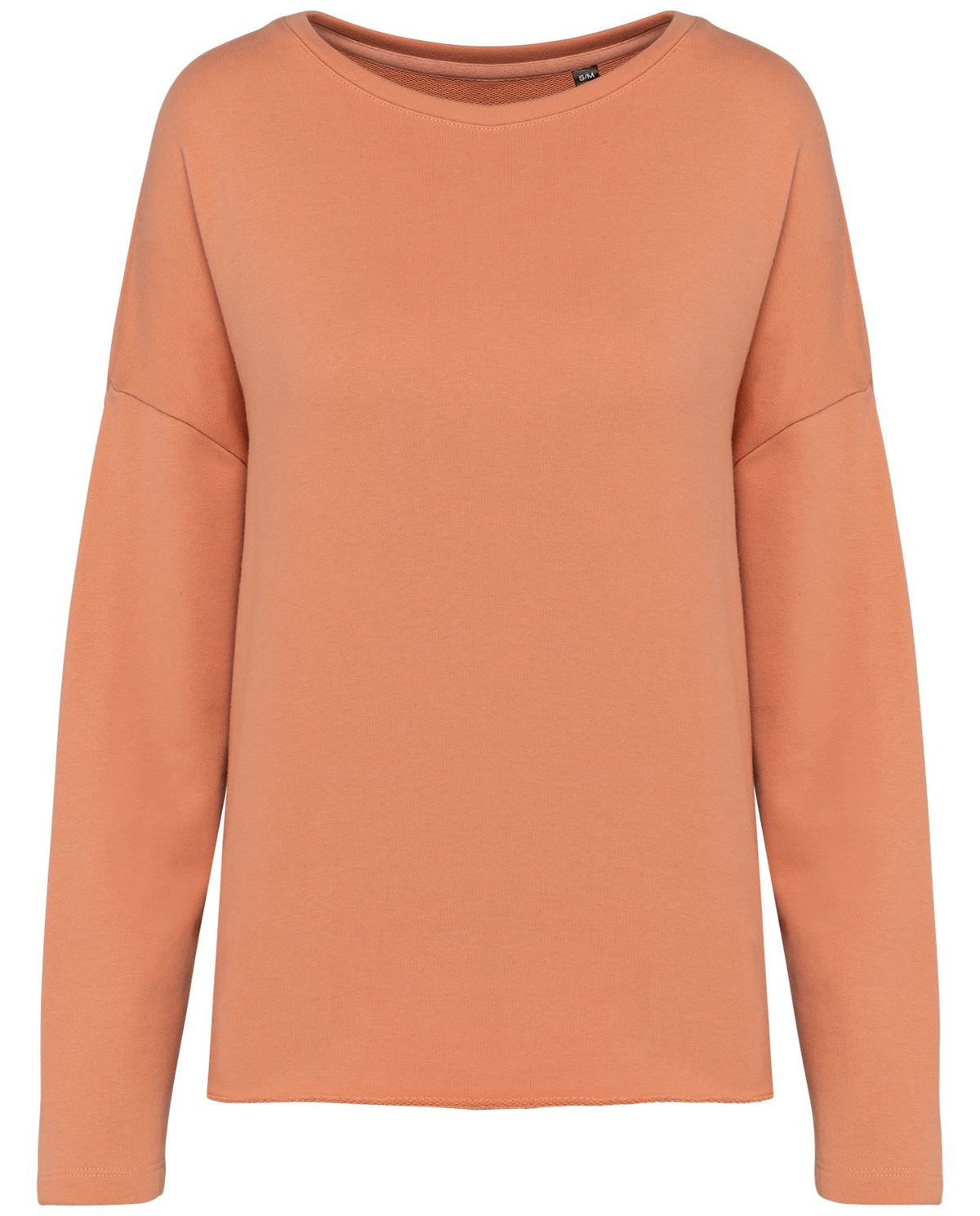 Sweat-shirt femme loose  — coloris Peach #Couleur_Peach