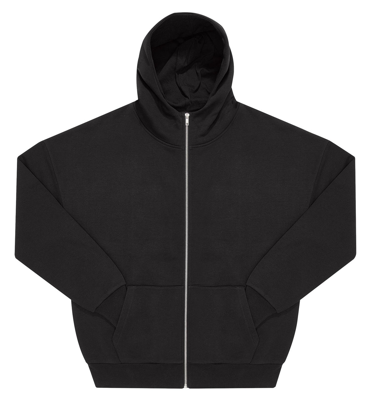 Sweat zippé à capuche unisexe enfant 280 g/m²  — coloris Black #Couleur_Black