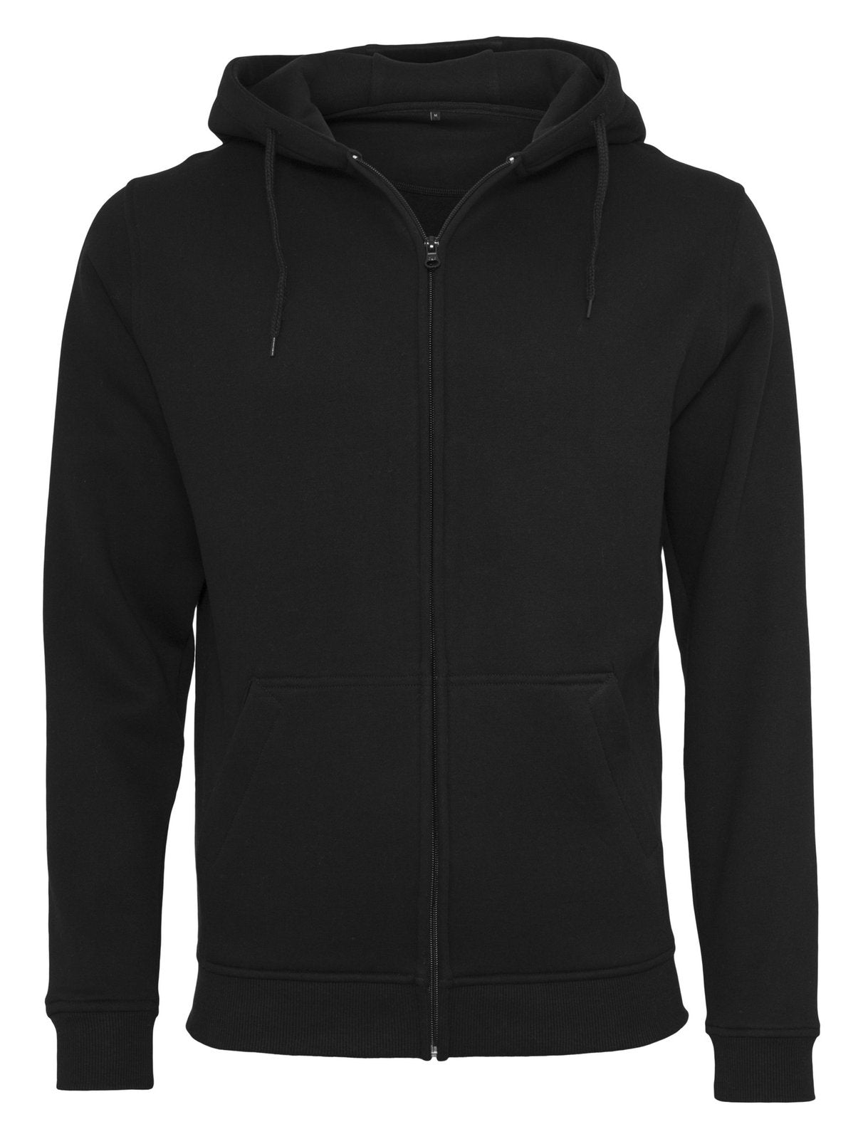 Sweat zippé capuche lourd 300 g/m²  — coloris Black #Couleur_Black