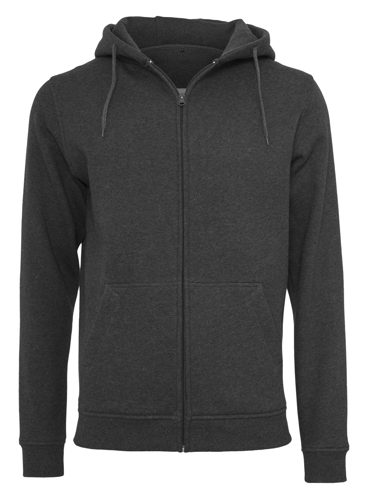 Sweat zippé capuche lourd 300 g/m²  — coloris Charcoal #Couleur_Charcoal
