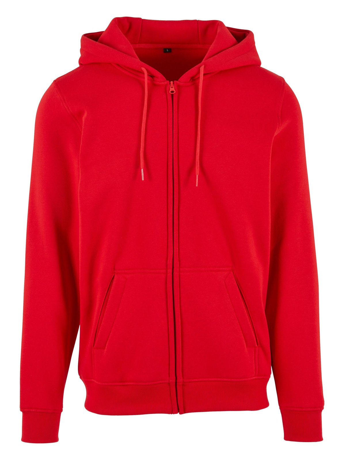 Sweat zippé capuche lourd 300 g/m²  — coloris City Red #Couleur_City-Red