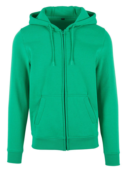 Sweat zippé capuche lourd 300 g/m²  — coloris Grass Green #Couleur_Grass-Green