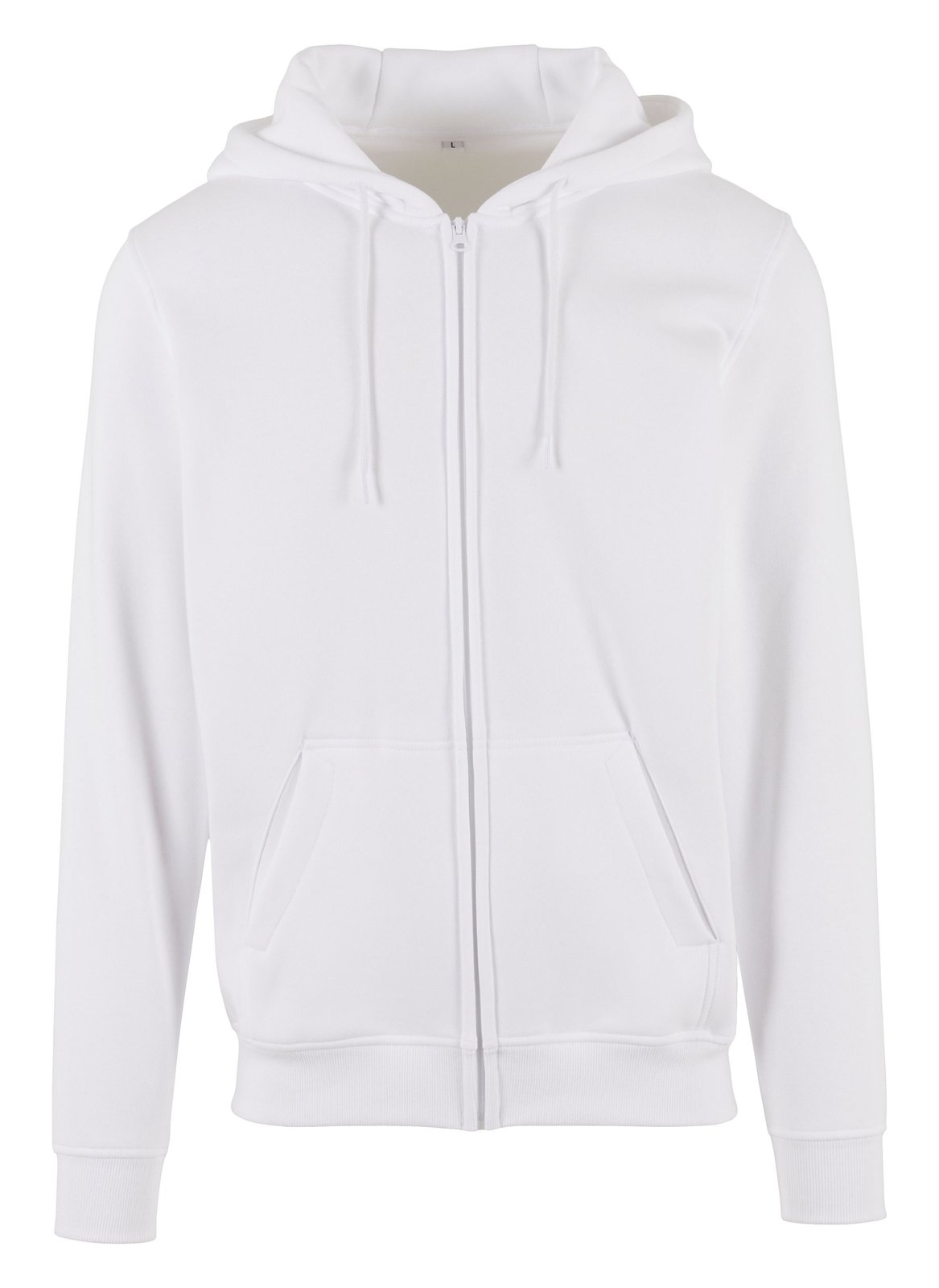 Sweat zippé capuche lourd 300 g/m²  — coloris White #Couleur_White