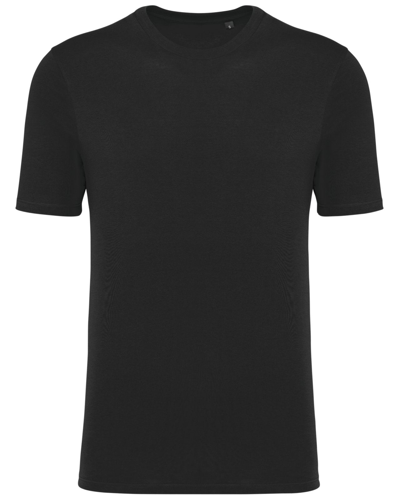 T-shirt col rond manches courtes unisexe made in Portugal — coloris Black #Couleur_Black