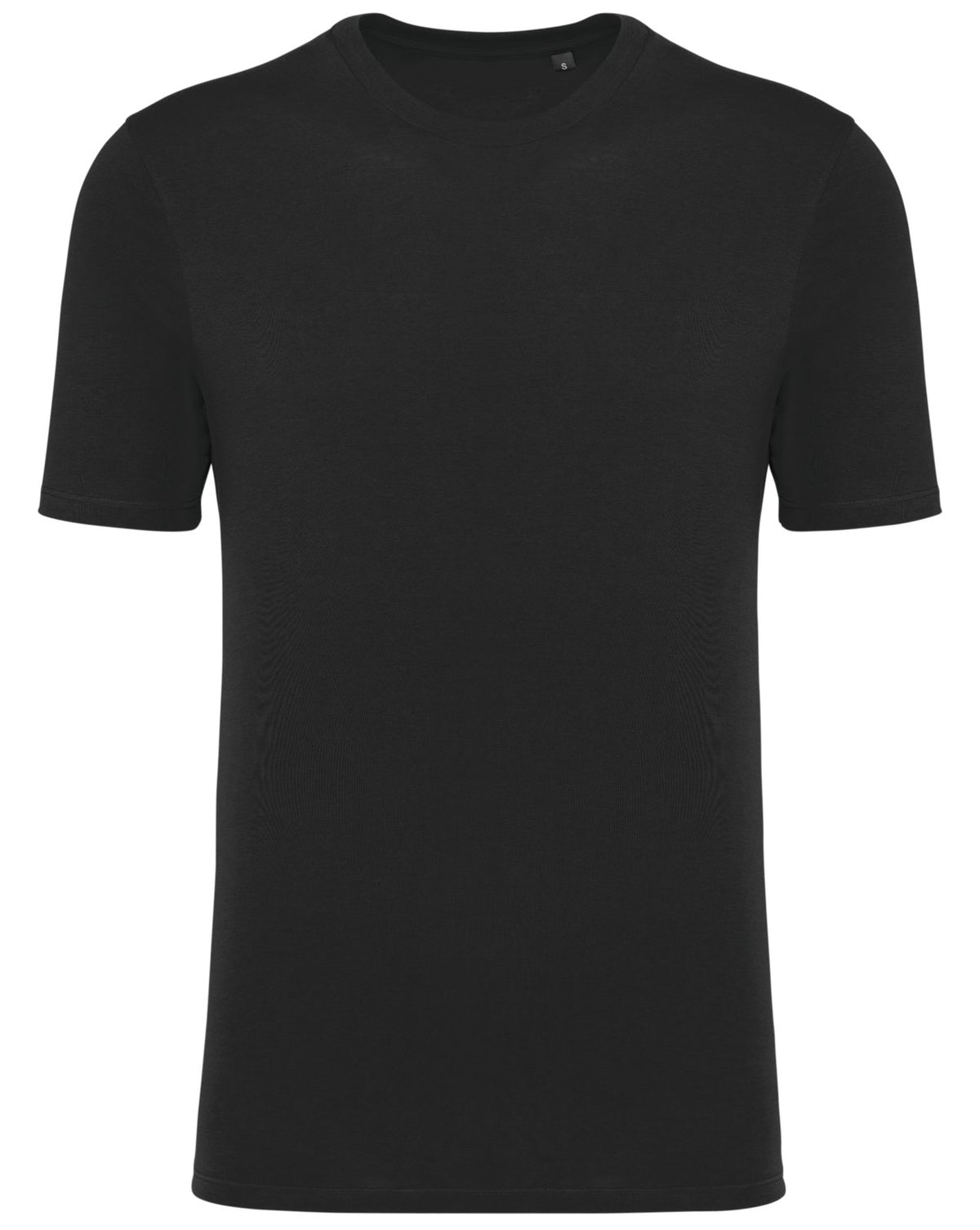 T-shirt col rond manches courtes unisexe made in Portugal — coloris Black #Couleur_Black