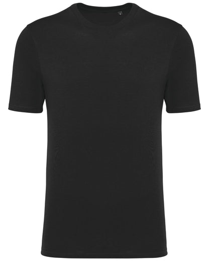T-shirt col rond manches courtes unisexe made in Portugal — coloris Black #Couleur_Black