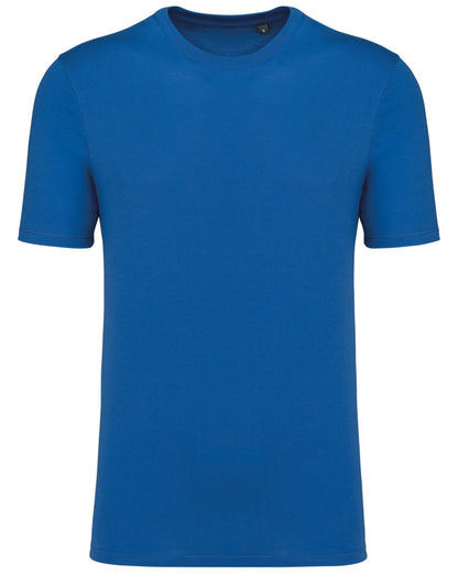 T-shirt col rond manches courtes unisexe made in Portugal — coloris Light Royal Blue #Couleur_Light-Royal-Blue