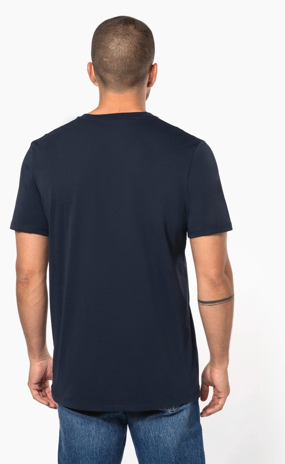 T-shirt col rond manches courtes unisexe made in Portugal
