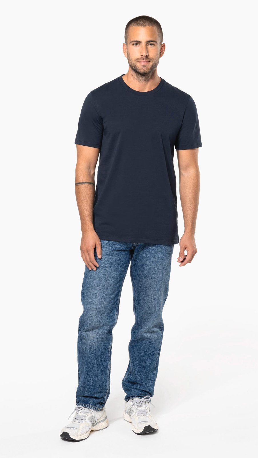 T-shirt col rond manches courtes unisexe made in Portugal