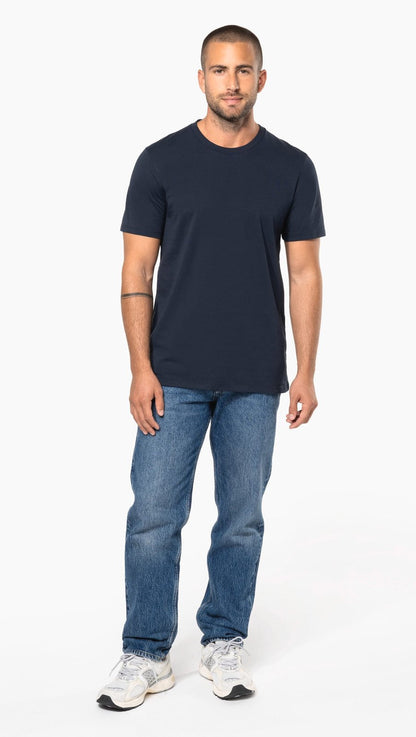 T-shirt col rond manches courtes unisexe made in Portugal