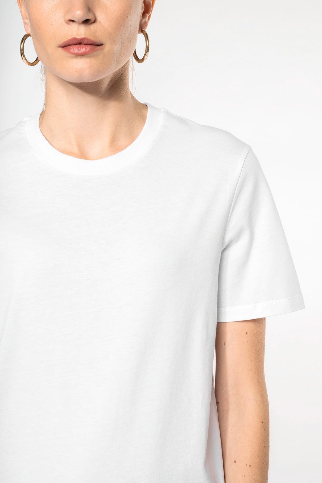 T-shirt col rond manches courtes unisexe made in Portugal