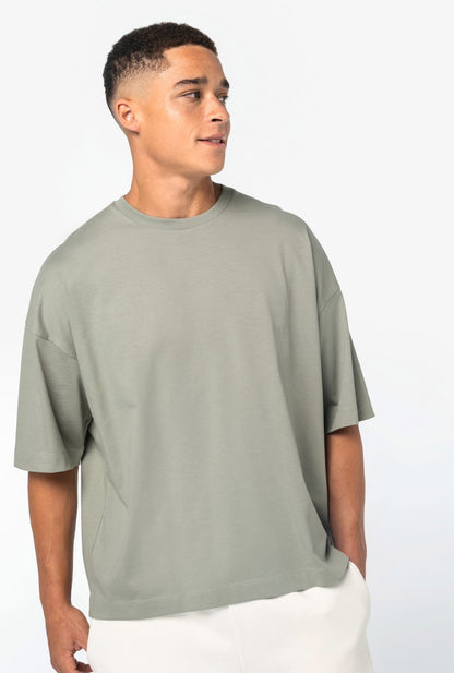 T-shirt écoresponsable boxy à épaules tombantes homme