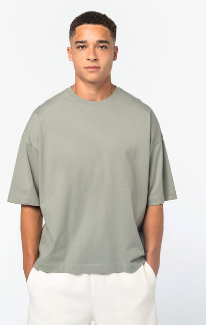 T-shirt écoresponsable boxy à épaules tombantes homme