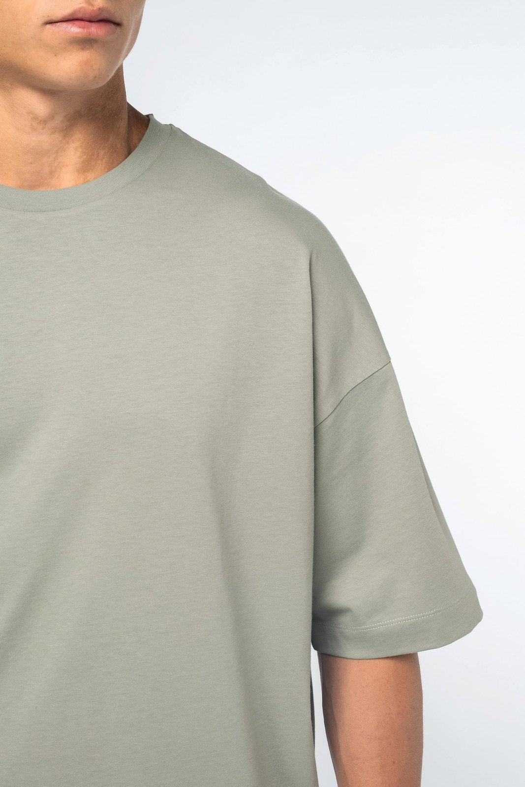 T-shirt écoresponsable boxy à épaules tombantes homme