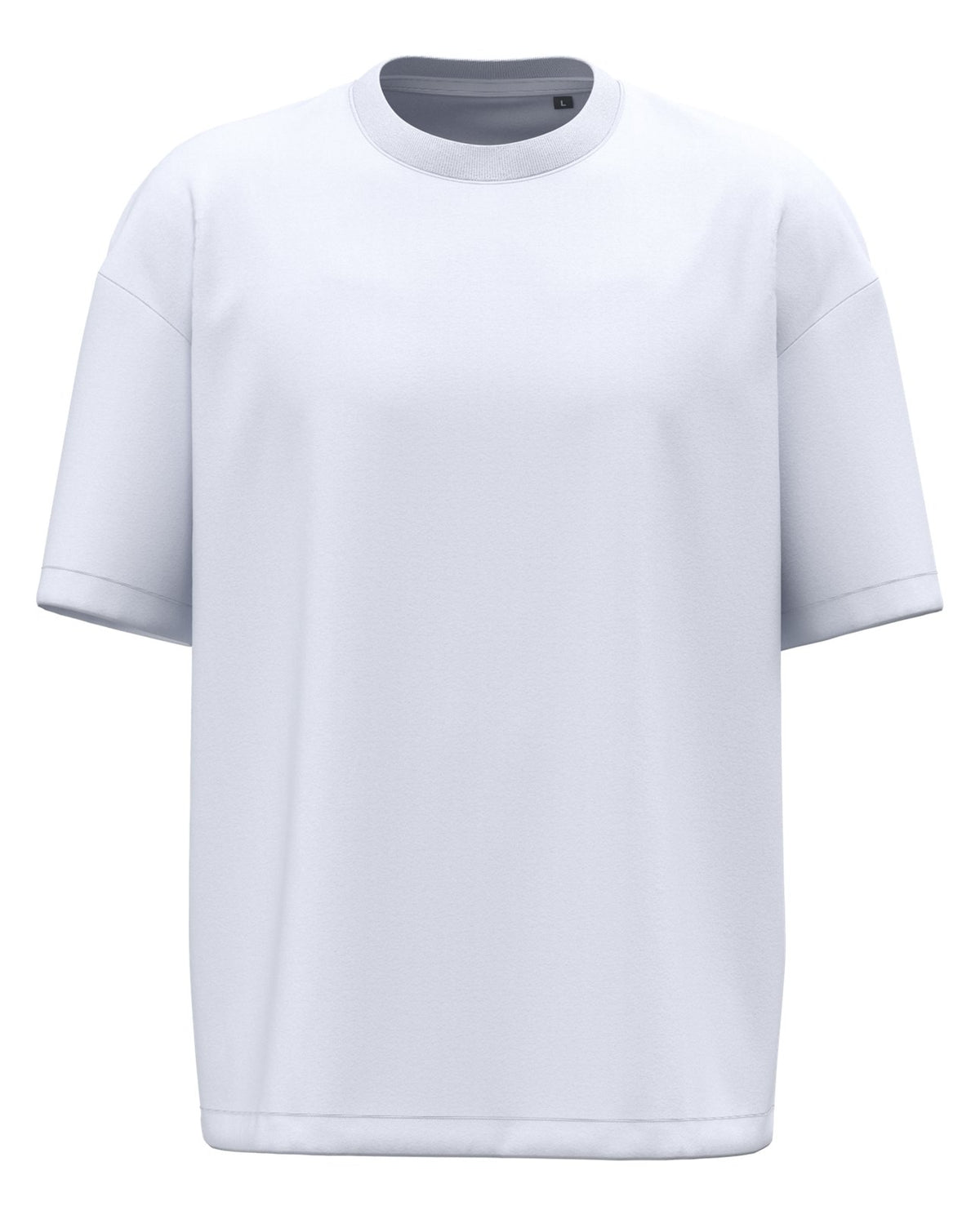 T-shirt unisexe oversize  — coloris Blanc #Couleur_Blanc