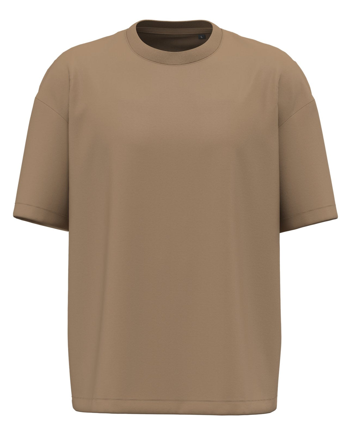 T-shirt unisexe oversize  — coloris Camel #Couleur_Camel