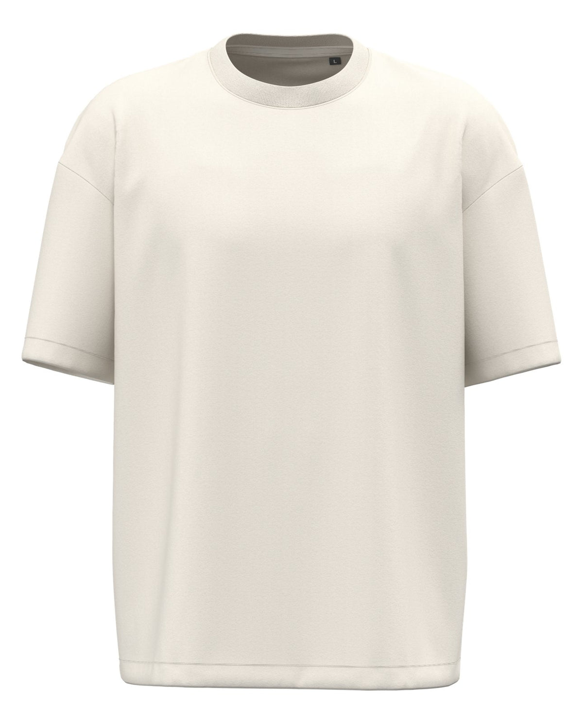T-shirt unisexe oversize  — coloris Coconut Milk #Couleur_Coconut-Milk