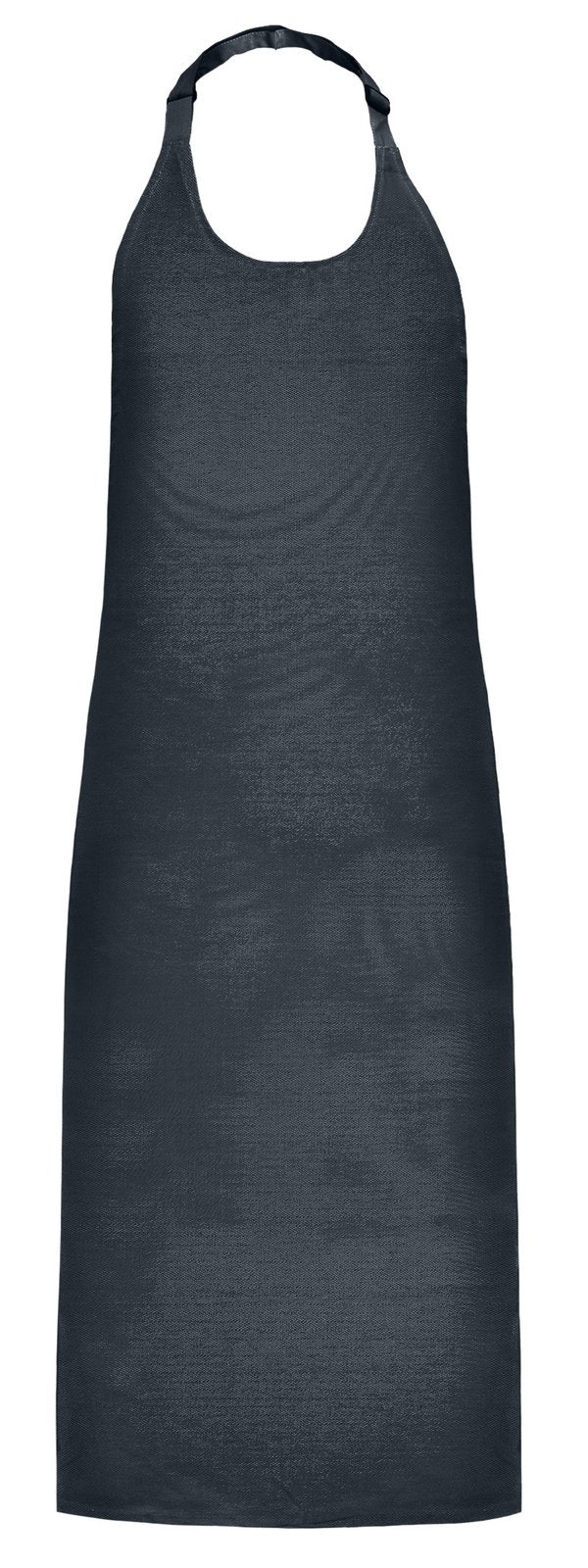 Tablier à bavette 100% coton  — coloris Dark Grey #Couleur_Dark-Grey