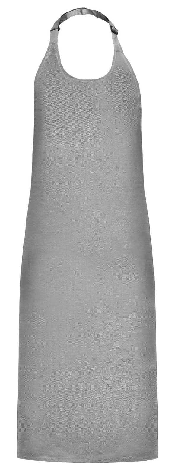 Tablier à bavette 100% coton  — coloris Pure Grey #Couleur_Pure-Grey