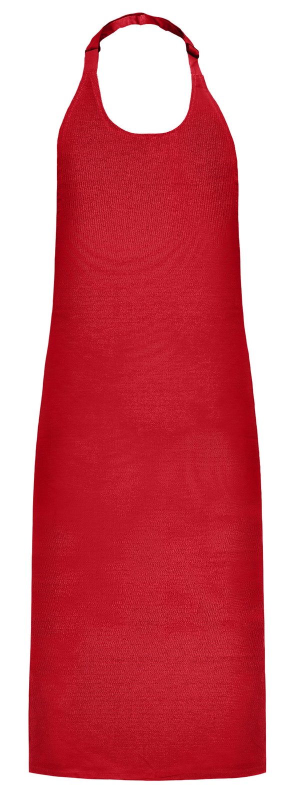 Tablier à bavette 100% coton  — coloris Red #Couleur_Red