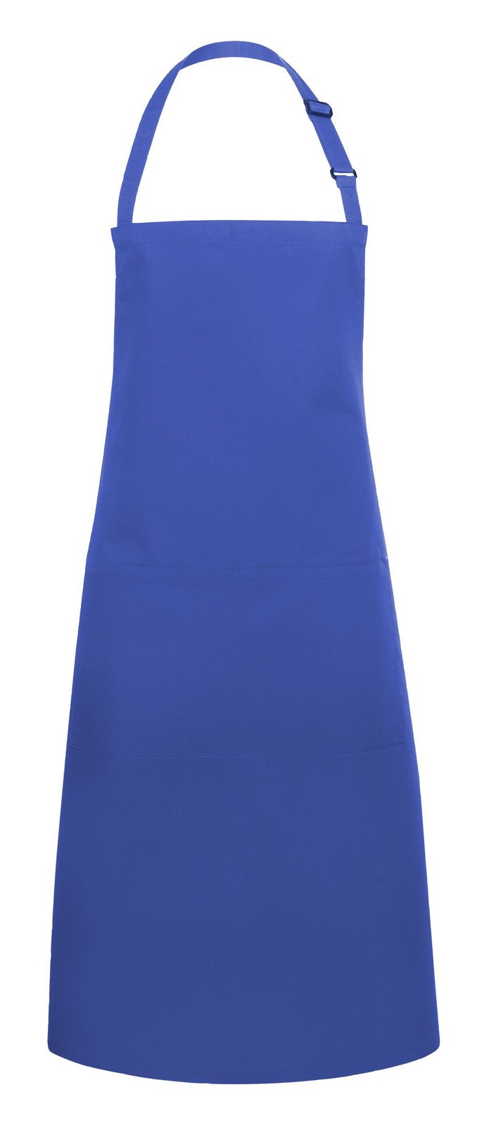 Tablier à bavette avec boucle et poche — coloris Blue #Couleur_Blue