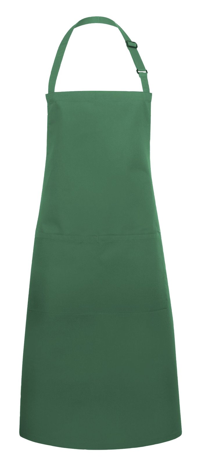 Tablier à bavette avec boucle et poche — coloris Forest Green #Couleur_Forest-Green