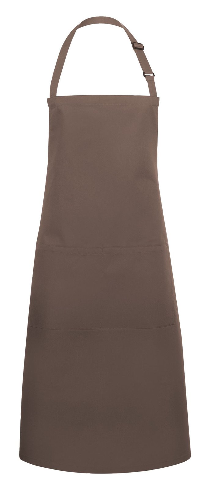 Tablier à bavette avec boucle et poche — coloris Light Brown #Couleur_Light-Brown