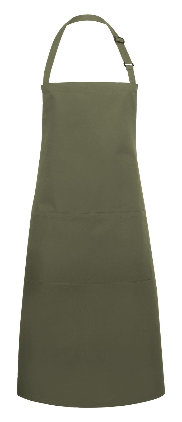 Tablier à bavette avec boucle et poche — coloris Moss Green #Couleur_Moss-Green